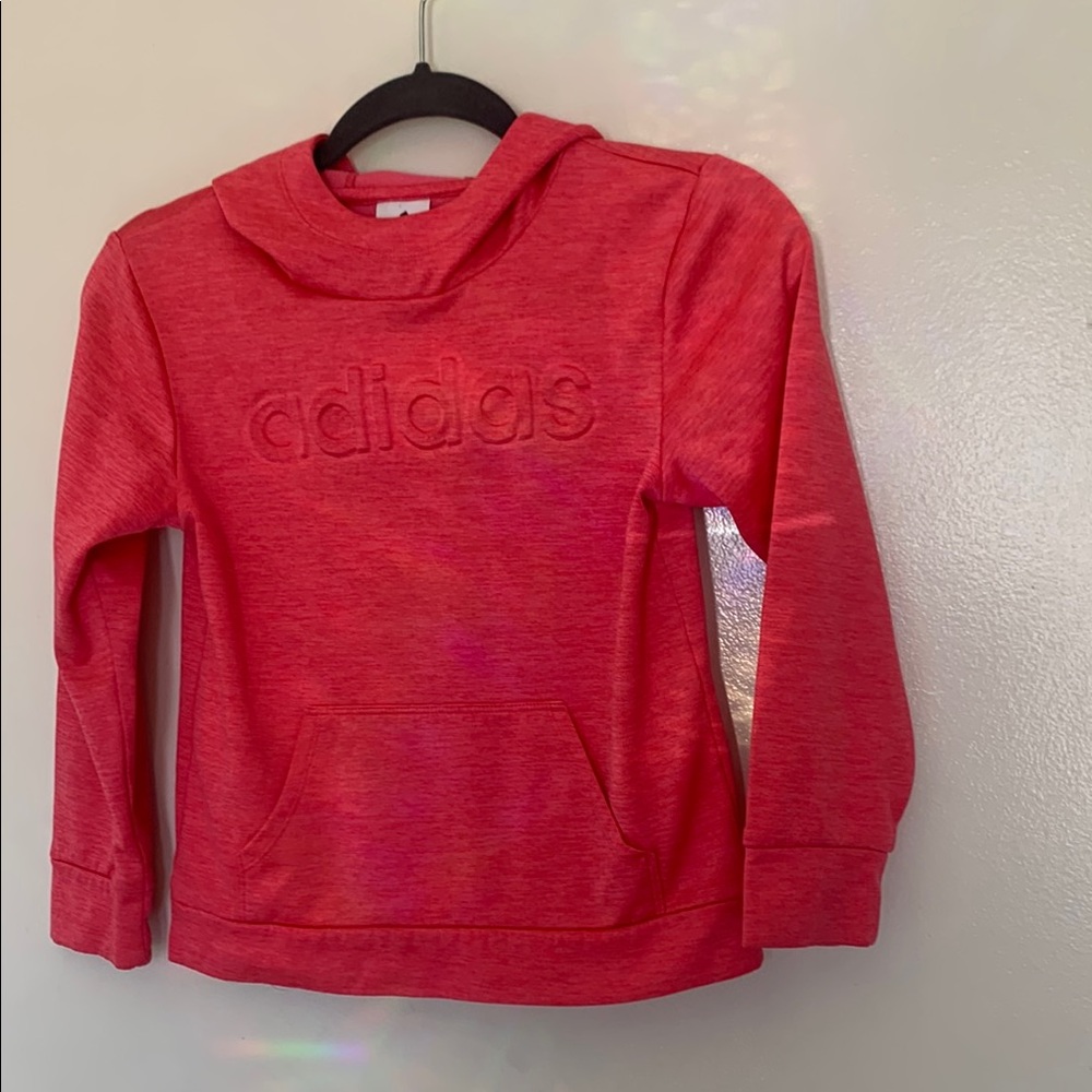 Adidas Kids Red Hoodie